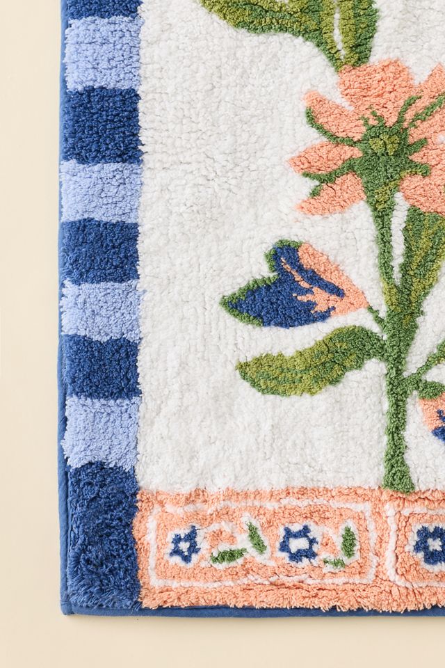 Aria Folk Floral Tufted Runner Bath Mat #3