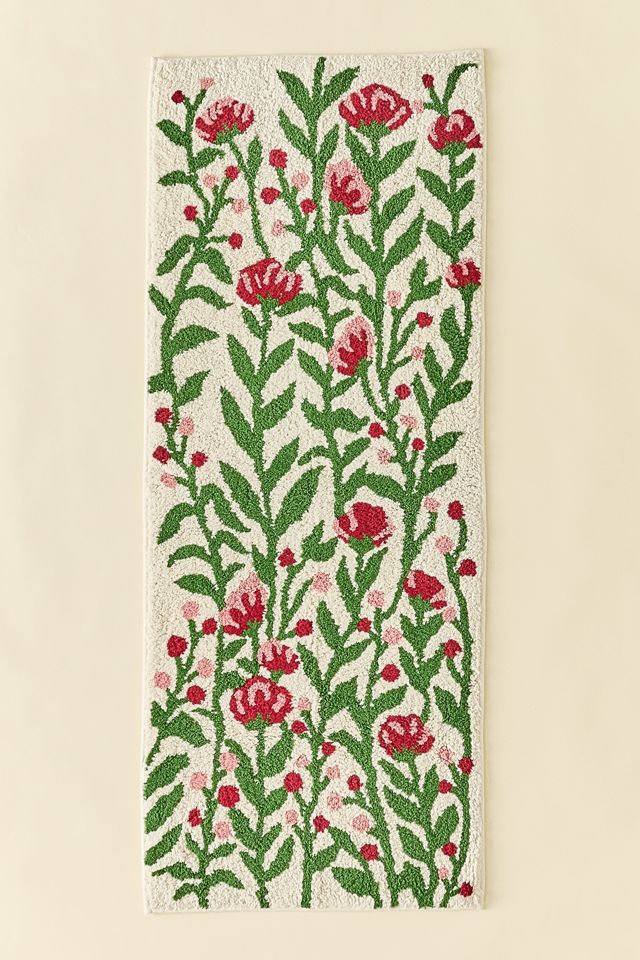 Stevie Floral Tufted Runner Bath Mat #1