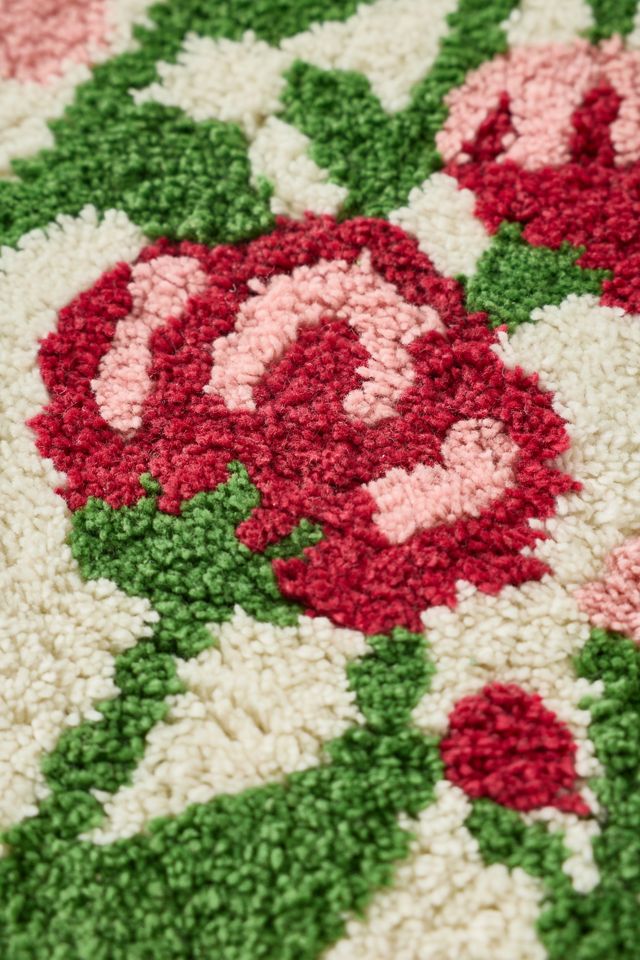 Stevie Floral Tufted Runner Bath Mat #2