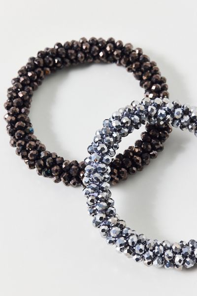 Ensemble de bracelets joncs perlés Brenda