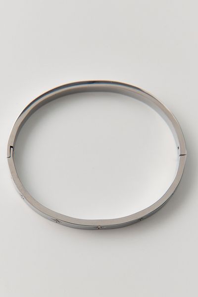 Shelia Star Engraved Waterproof Bangle Bracelet