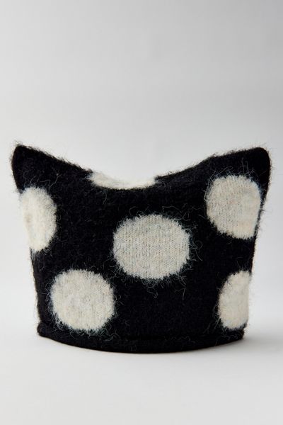Mylo Polka Dot Square Beanie