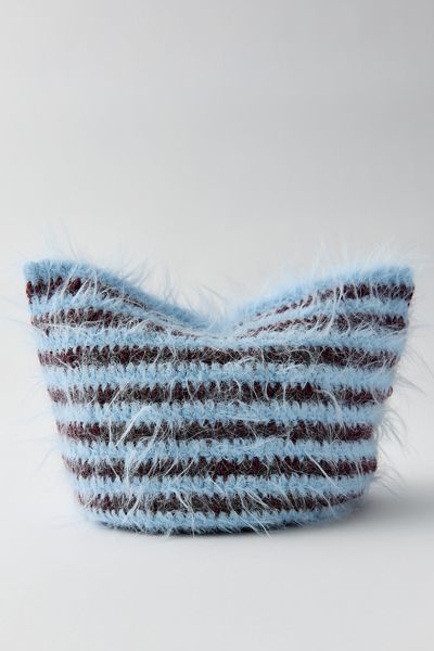 Mylo Striped Square Beanie