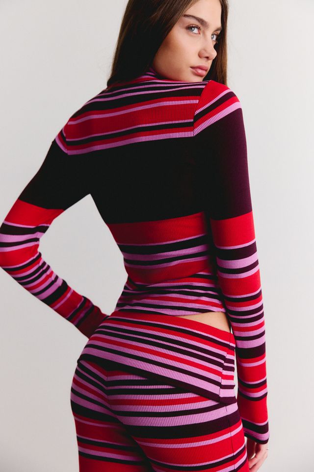 AFRM Navarro High Neck Long Sleeve Top #3