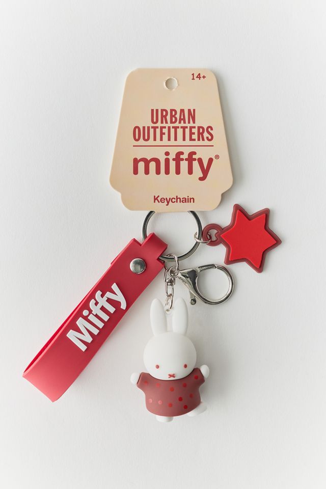Miffy UO Exclusive Maroon Muse 3D Rubber Lanyard Keychain #2