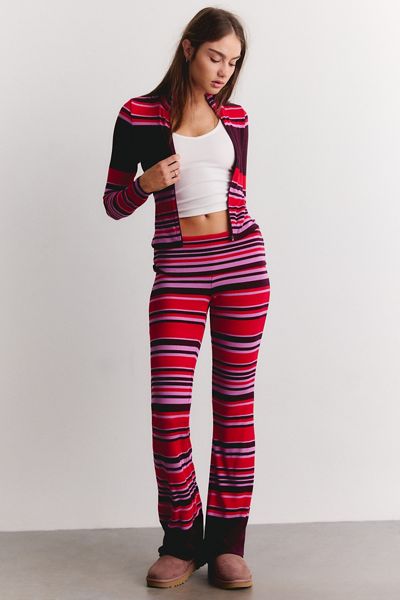 AFRM Tatiana Foldover Low-Rise Straight Pants