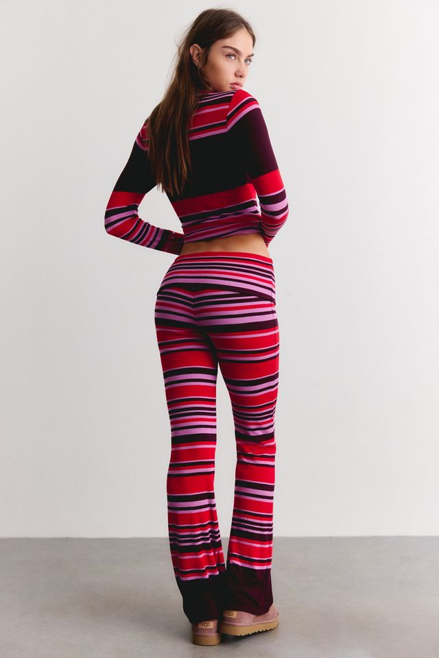 AFRM Tatiana Foldover Low-Rise Straight Pants #4