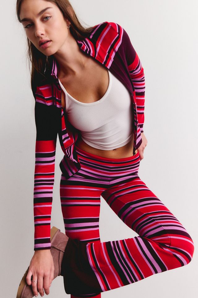 AFRM Tatiana Foldover Low-Rise Straight Pants #2