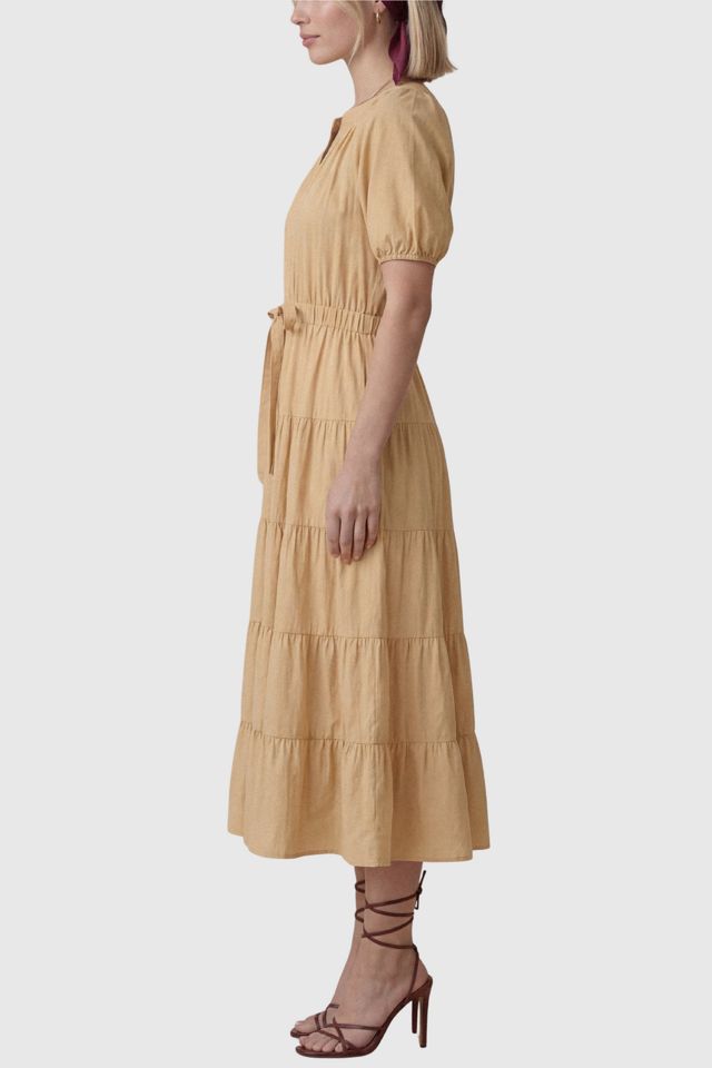 Modenaire Tiered Flowing A-Line Midi Dress #2