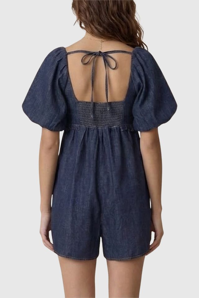 Modenaire Tie-Detail Romper #1
