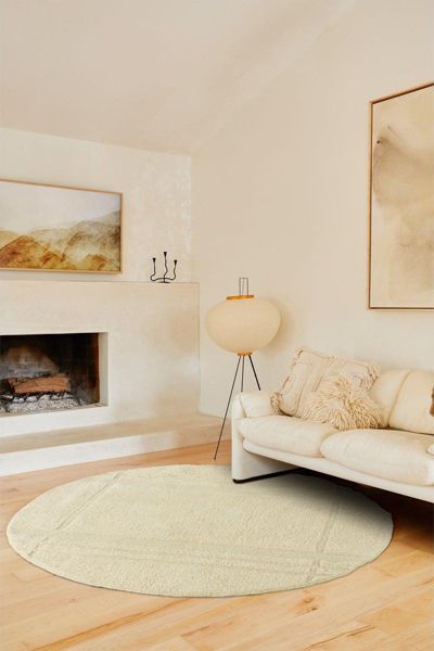 Revival Catlett Round Washable Wool Rug