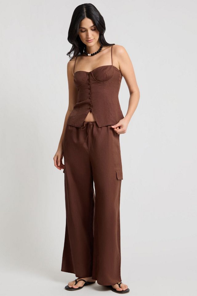 Onia Air Linen Cargo Pant #2