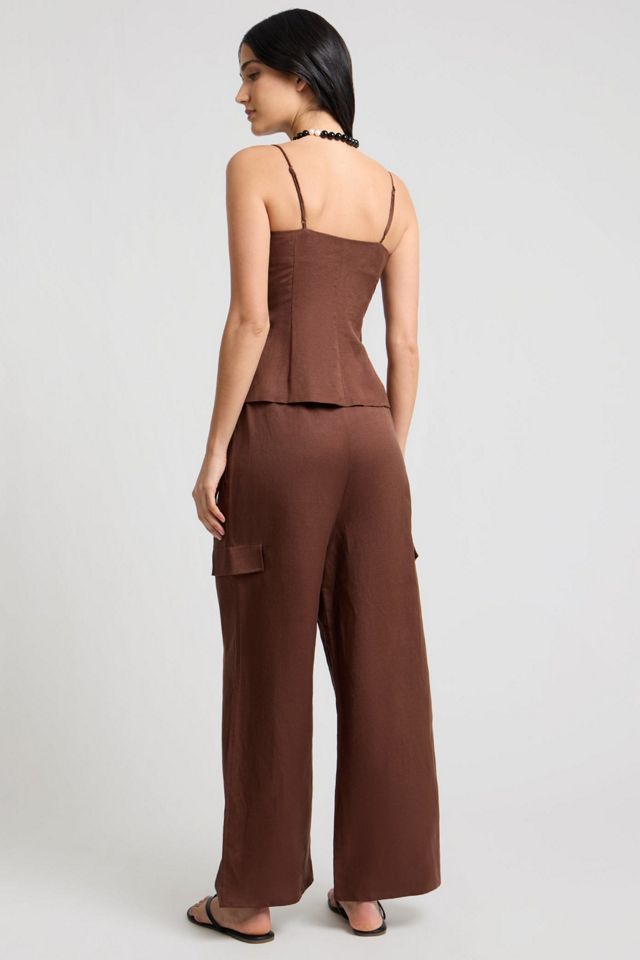 Onia Air Linen Cargo Pant #4