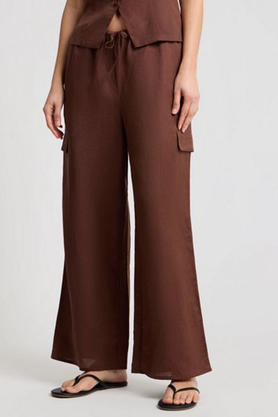 Onia Air Linen Cargo Pant