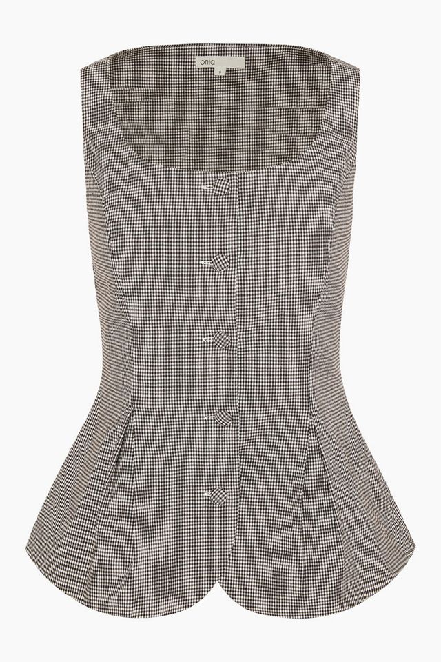 Onia Peplum Vest #4