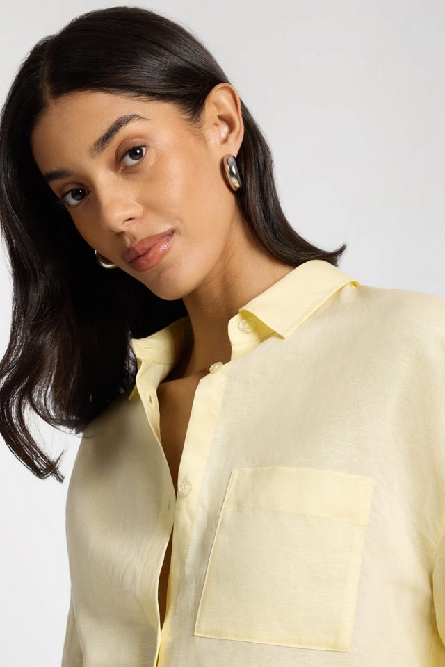 Onia Air Linen Boyfriend Shirt #2