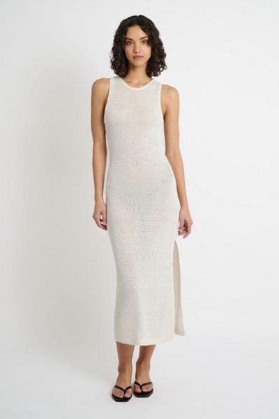 ruched maxi dress 4si3nna 4SI3NNA Tiered Cutout Maxi Dress