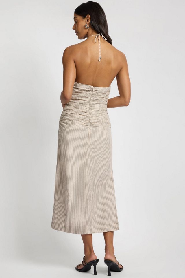 Onia Ruched Halter Dress #2
