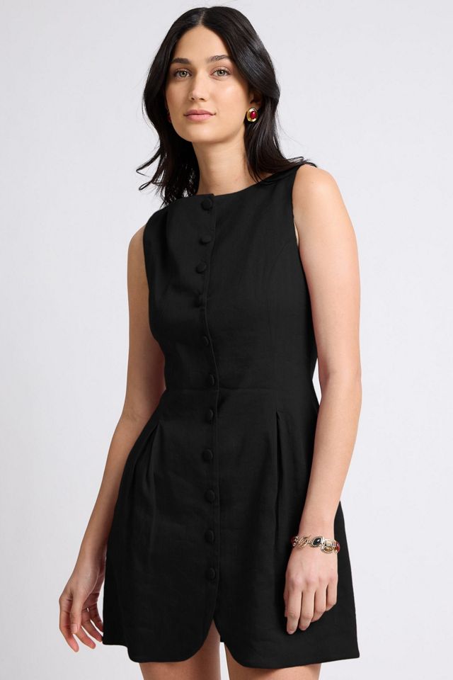 Onia Boatneck Button Front Dress #1