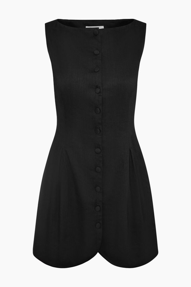 Onia Boatneck Button Front Dress #4