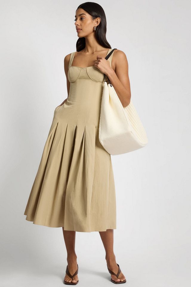 Onia Sweetheart Pleated Dress #1