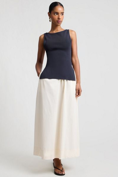 Onia Boatneck Mix Media Dress