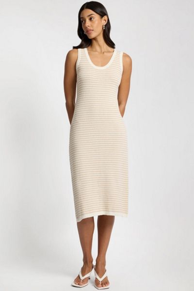 Onia Cotton Boucle Scoop Tank Dress