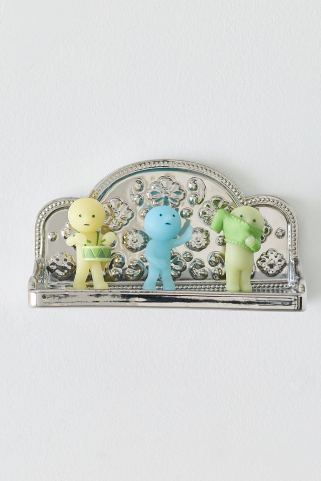 Kymani Ceramic Figurine Wall Shelf #1