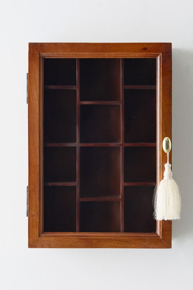 Winnie Wooden Trinket Display Wall Cabinet #2
