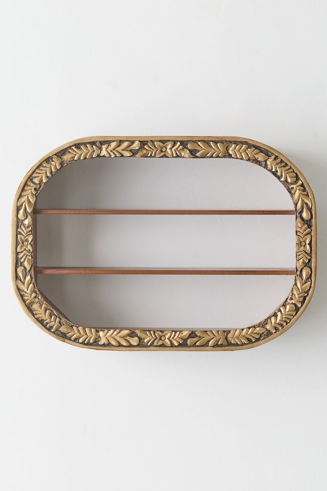 Florence Oval Figurine Wall Shelf #1