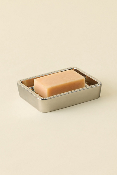 Kymani Etched Ceramic Soap Dish
