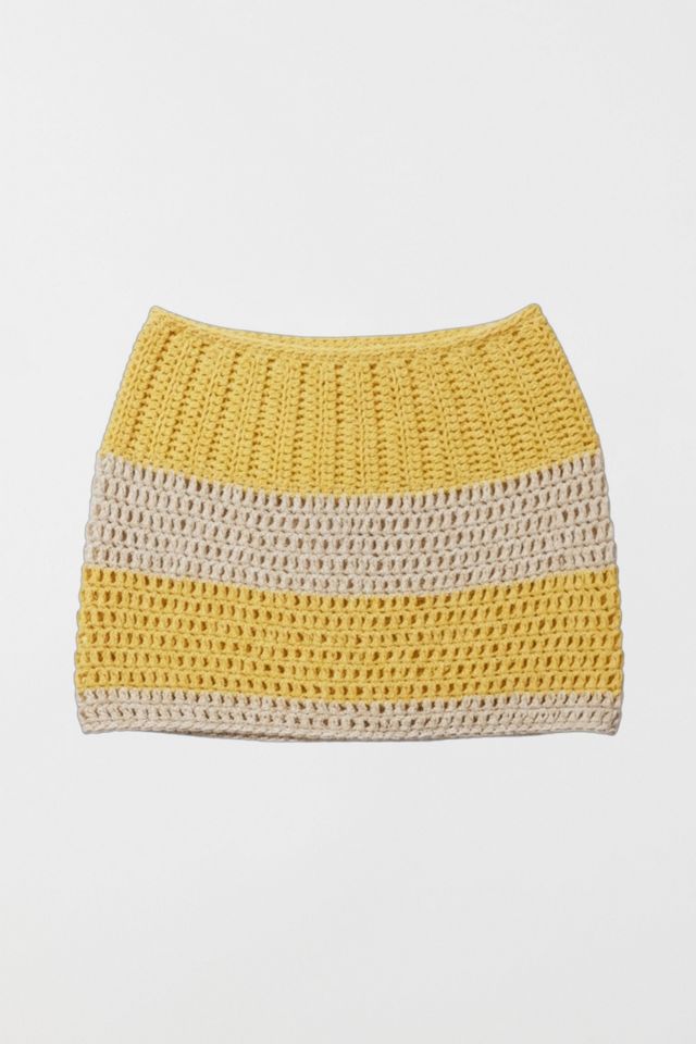 Gunes Wild Flower Crochet Mini Skirt #3