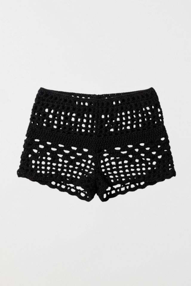 Gunes Miniq Crochet Mini Shorts #1