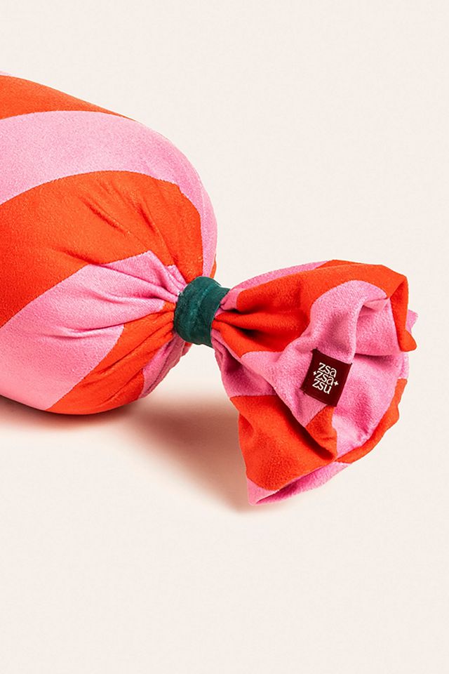 Zsa Zsa Zsu Hansi Bias-Cut Ruffled Velvet Cushion #2