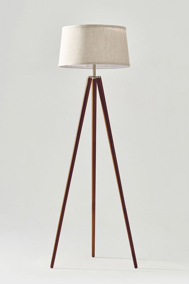 Brightech Emma LED Tripod Wood Floor Lamp #1