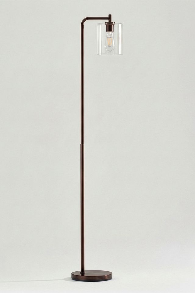 Brightech Elizabeth LED Glass Shade Floor Lamp #1