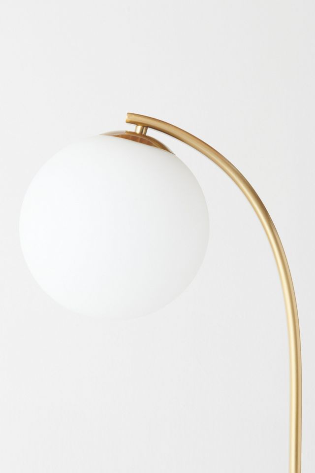 Brightech Luna Drop LED Marble Base Arc Floor Lamp #2