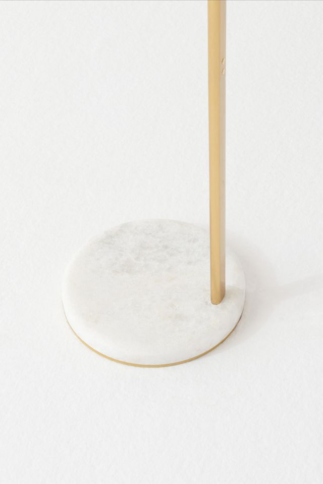 Brightech Luna Drop LED Marble Base Arc Floor Lamp #3