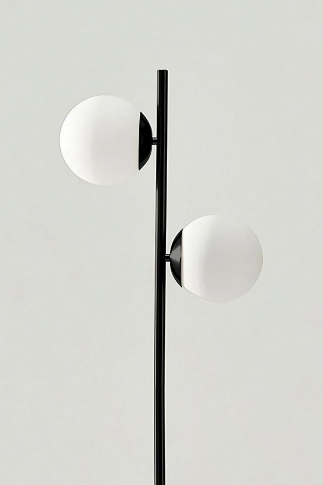 Brightech Sphere LED Frosted Globe Shade Floor Lamp #1