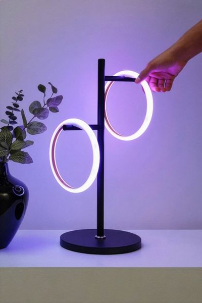 Brightech Saturn LED RGB Color Changing Table Lamp