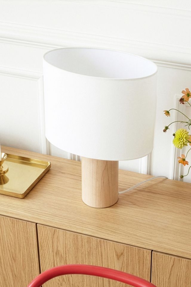 Brightech Mia LED Solid Wood Table Lamp #1
