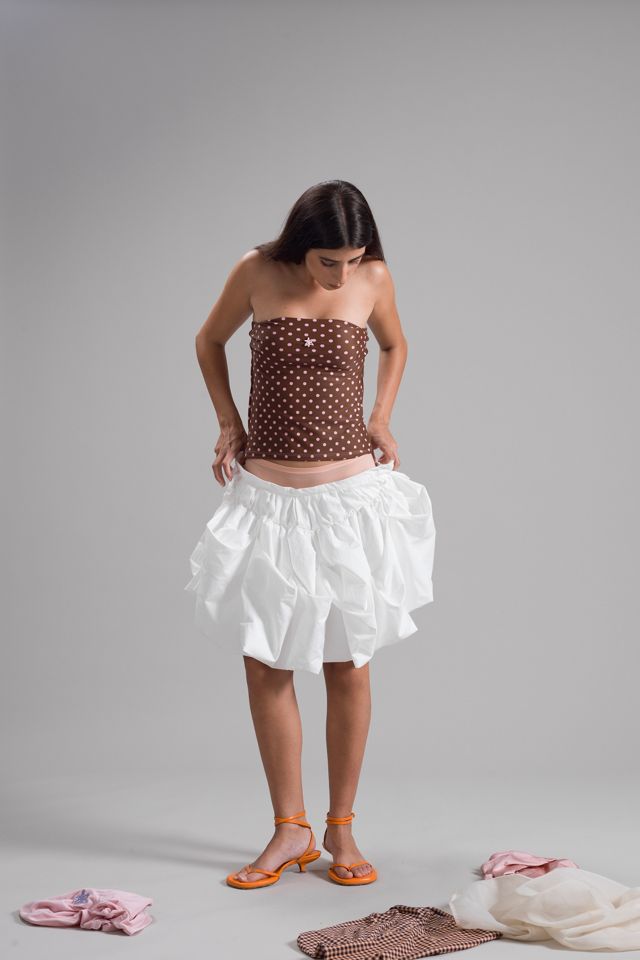 High Frequency  Marilyn Polka Dot Tube Top #1