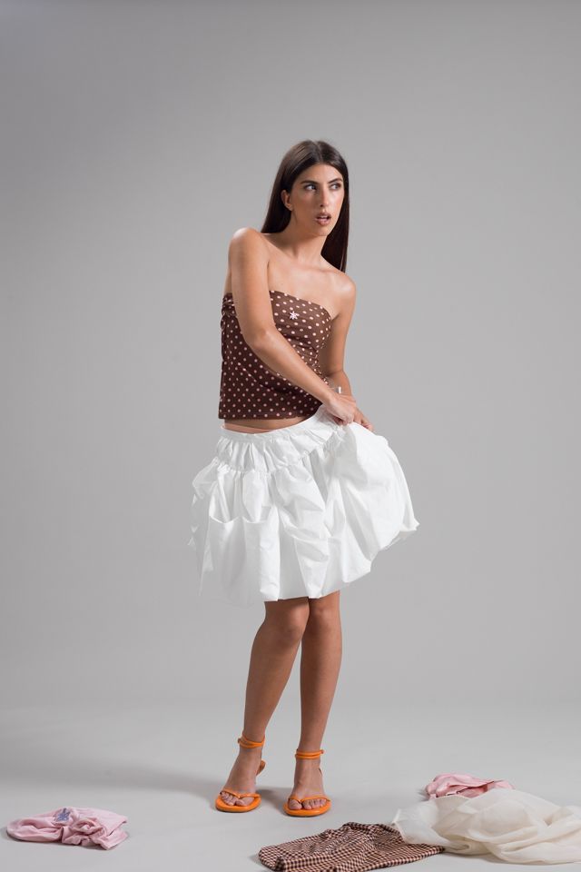High Frequency  Marilyn Polka Dot Tube Top #2