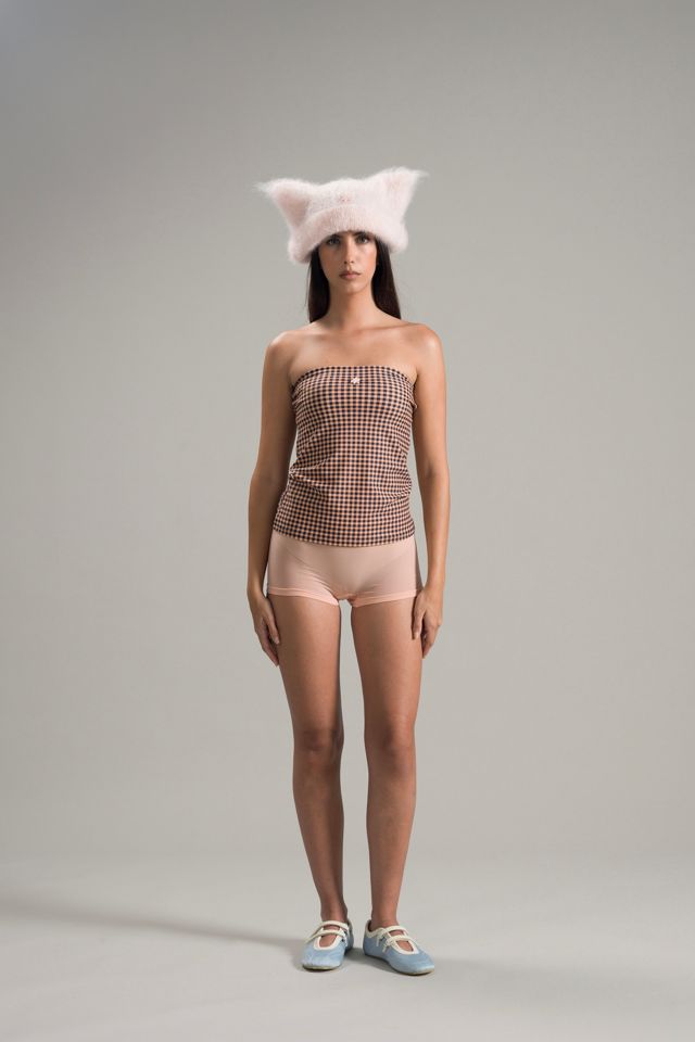 High Frequency Brigitte Gingham Tube Top #1