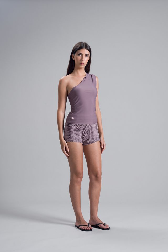 High Frequency Iris One Sleeve Top #1