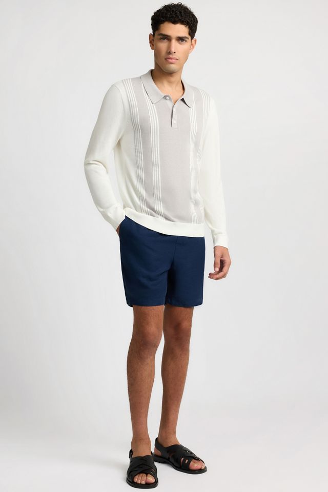 Onia Knit Long Sleeve Polo Sweatshirt #1