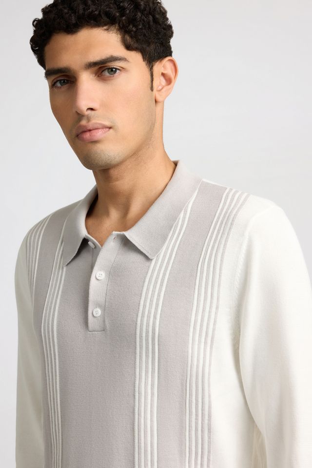 Onia Knit Long Sleeve Polo Sweatshirt #2