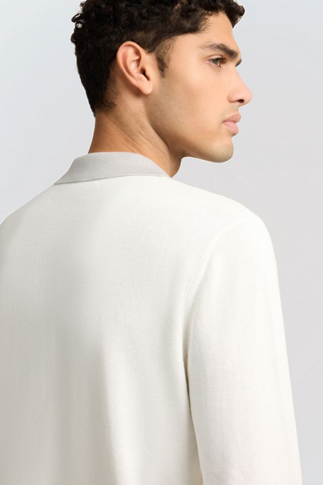 Onia Knit Long Sleeve Polo Sweatshirt #3