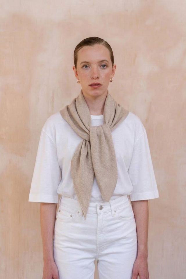 TBCo Merino Wool Large Triangle Scarf #1