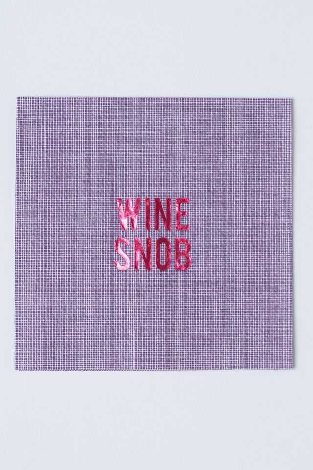 No Reservations Disposable Cocktail Napkin #1